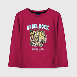 Детский лонгслив Мятежный рок