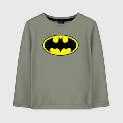 Детский лонгслив Batman logo