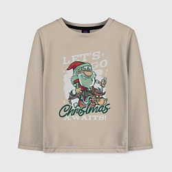 Детский лонгслив Рождество ждет