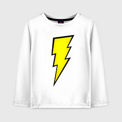 Детский лонгслив Shazam and Black Adam logo