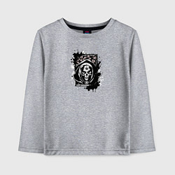 Детский лонгслив Веселая смерть в капюшоне