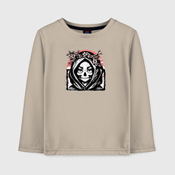 Детский лонгслив Смешная смерть в капюшоне
