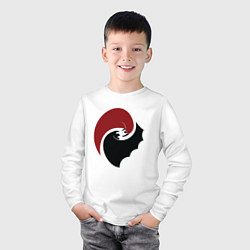 Лонгслив хлопковый детский Бэтмен против Супермена, цвет: белый — фото 2