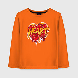 Детский лонгслив Honey heart