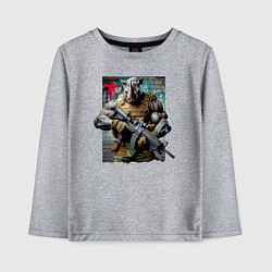 Детский лонгслив Cool rhino - special forces