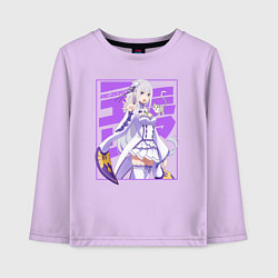 Детский лонгслив Re:Zero Эмилия