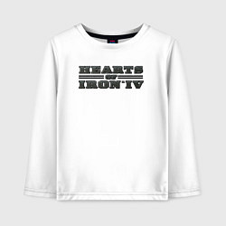 Детский лонгслив Logo Hearts of Iron