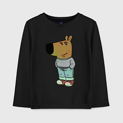 Детский лонгслив Чиловый парень