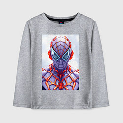 Детский лонгслив Фиолетовый человек паук