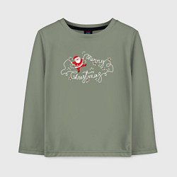 Детский лонгслив Merry Christmas