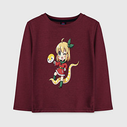 Детский лонгслив Аниме змейка