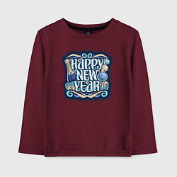 Детский лонгслив Счастья в новом году
