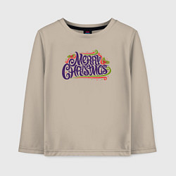 Детский лонгслив Merry christmas mood