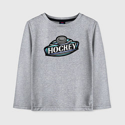 Детский лонгслив Hockey sport