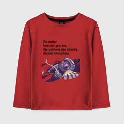 Детский лонгслив Вселенная уже всё решила