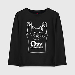 Детский лонгслив Ozzy Osbourne - cat rock