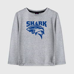 Детский лонгслив Акула атакует