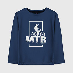 Детский лонгслив Горный байк
