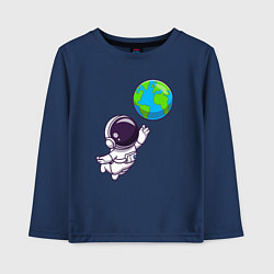 Детский лонгслив Прикосновение планеты
