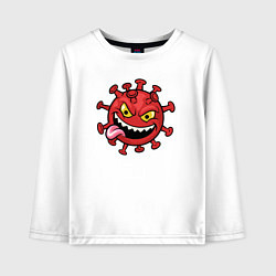 Детский лонгслив Забавный вирус