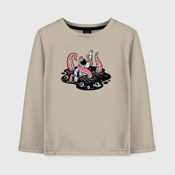 Детский лонгслив Схватка с космическим осьминогом