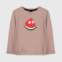 Детский лонгслив Очумелый арбуз - мем