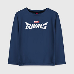 Детский лонгслив Marvel rivals logo