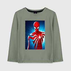 Детский лонгслив Новый человек паук игра
