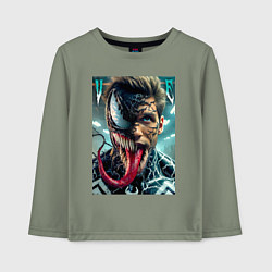 Детский лонгслив Venom and Eddie - ai art fantasy