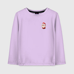 Детский лонгслив Угрюмый дед мороз