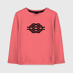 Детский лонгслив Декоративный узел