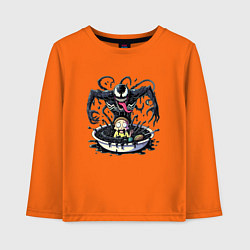 Детский лонгслив Morty and Venom slime - ai art fantasy