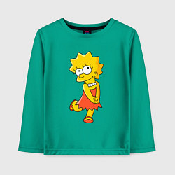 Детский лонгслив Lisa Simpson