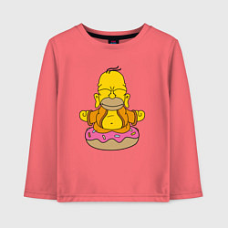 Детский лонгслив Homer yoga