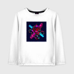 Детский лонгслив Неоновый демон они