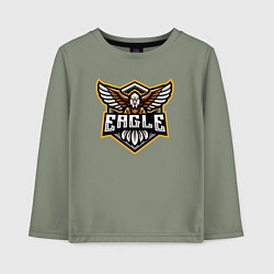 Детский лонгслив Eagle team