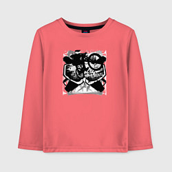 Детский лонгслив Лесные райдеры