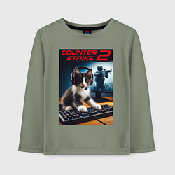 Детский лонгслив Counter strike 2 - kitten