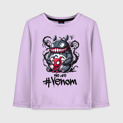 Детский лонгслив Totoro-Venom and Spider-man