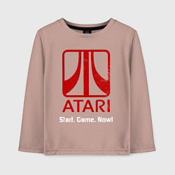 Детский лонгслив Atari logo - start game now