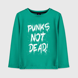 Детский лонгслив Punk not dead