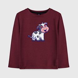 Детский лонгслив Влюблённая коровка