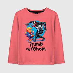 Детский лонгслив Venom vs Donald Trump - ai art fantasy