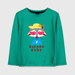 Детский лонгслив Чува енот