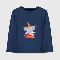 Детский лонгслив Праздничный слон