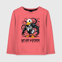 Детский лонгслив Venom-Duck - meme