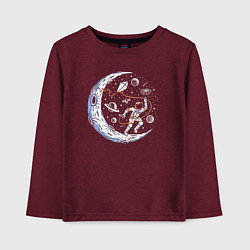 Детский лонгслив Космический воздушный змей