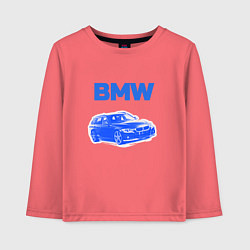Детский лонгслив Blue bmw