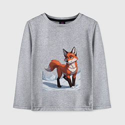Детский лонгслив Лисица-сестрица