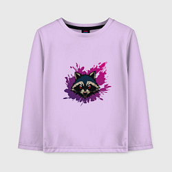 Детский лонгслив Крутой енотик